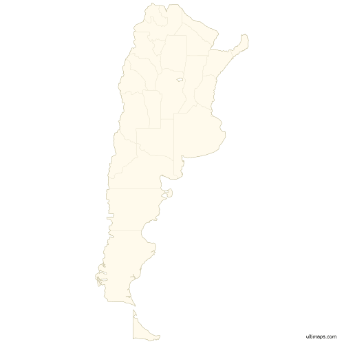 Preview of Vector Map of Argentina Provinces