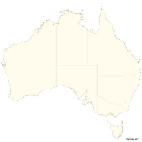 Preview of Vector Map of Australia