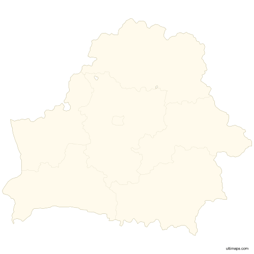Preview of Vector Map of Belarus Regions