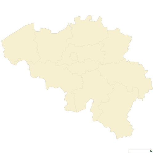 Preview of Vector Map of Belgium Provinces