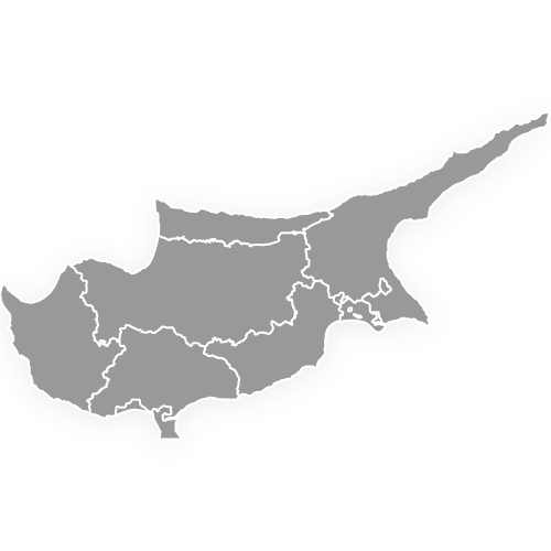 Preview of Cyprus Map with Districts