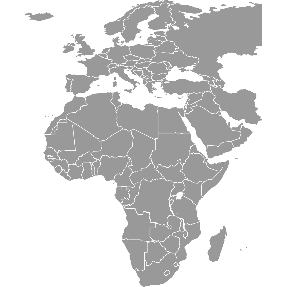 Preview of Map of EMEA Countries