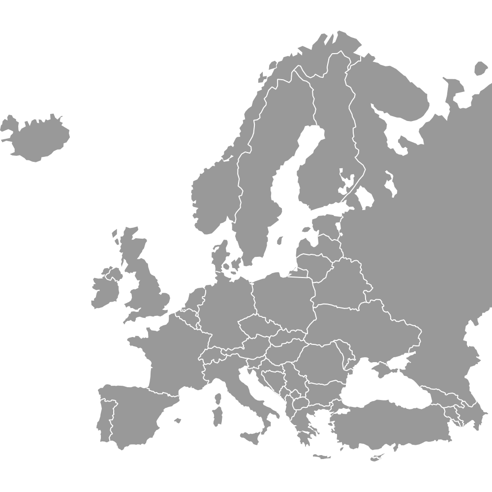Preview of Map of Europe Countries