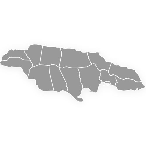 Preview of Jamaica Map with Parishes