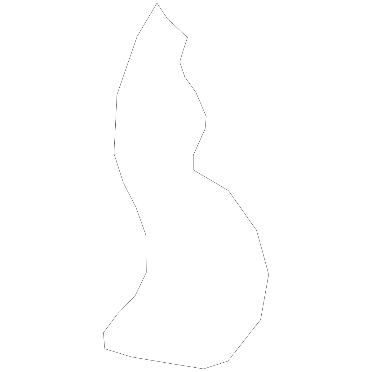 Outline map of Liechtenstein