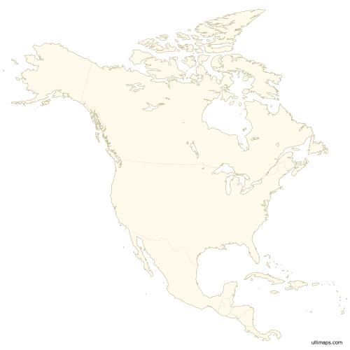 Preview of Vector Map of North America