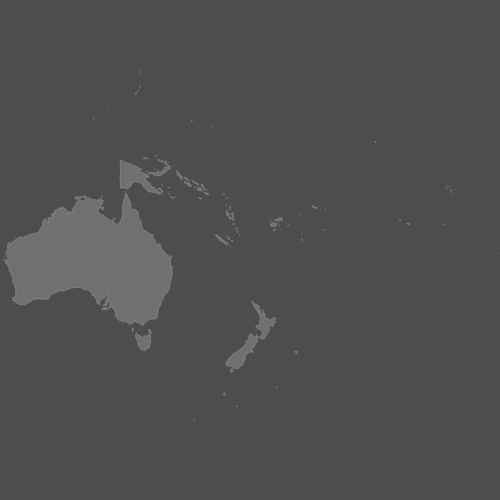 Preview of Blank Map of Oceania (Dark)