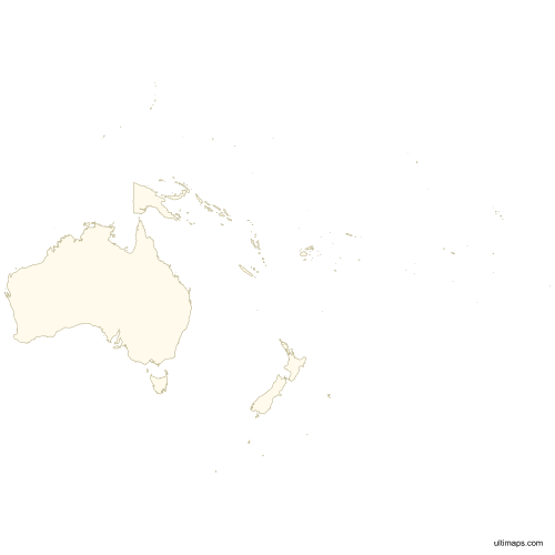 Preview of Vector Map of Oceania