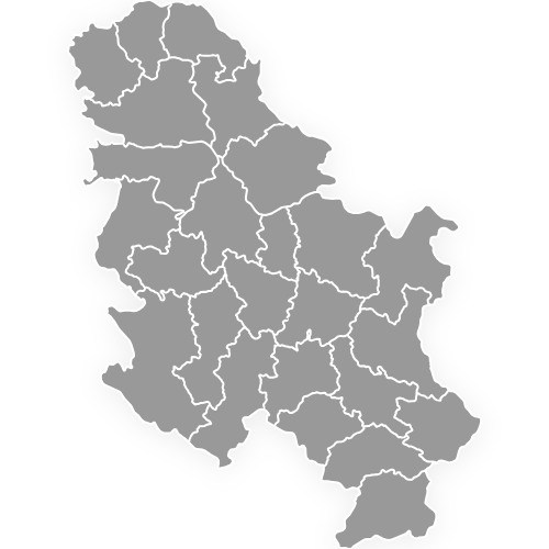 Preview of Serbia Map with Districts