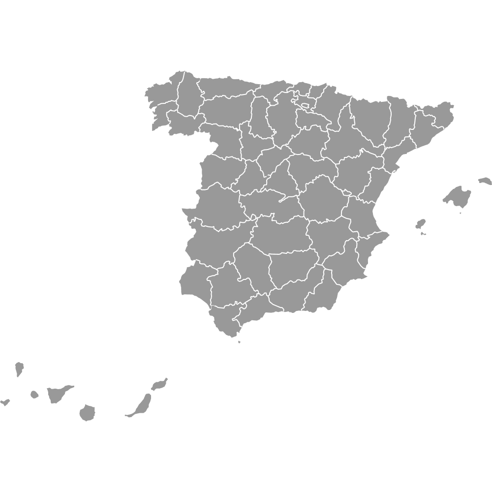 Preview of Map of Spain Provinces