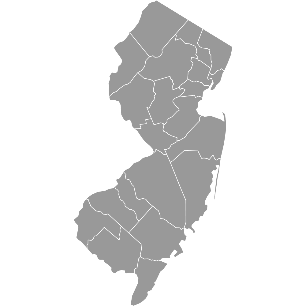 Preview of New Jersey, US — Counties