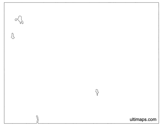 Preview of Outline Map of Wyoming Counties (A4)