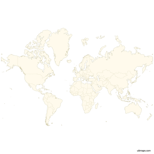 Preview of Blank Map of the World